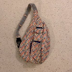 KAVU chevron patterned bag with adjustable strap
